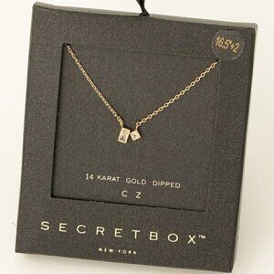 1 LEFT!! 14K GOLD GEOMETRIC NECKLACE